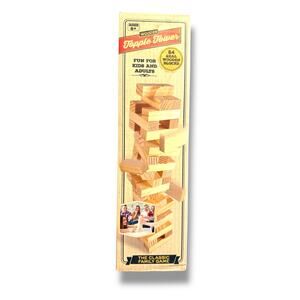 Wooden Topple Tower by Meridian Point